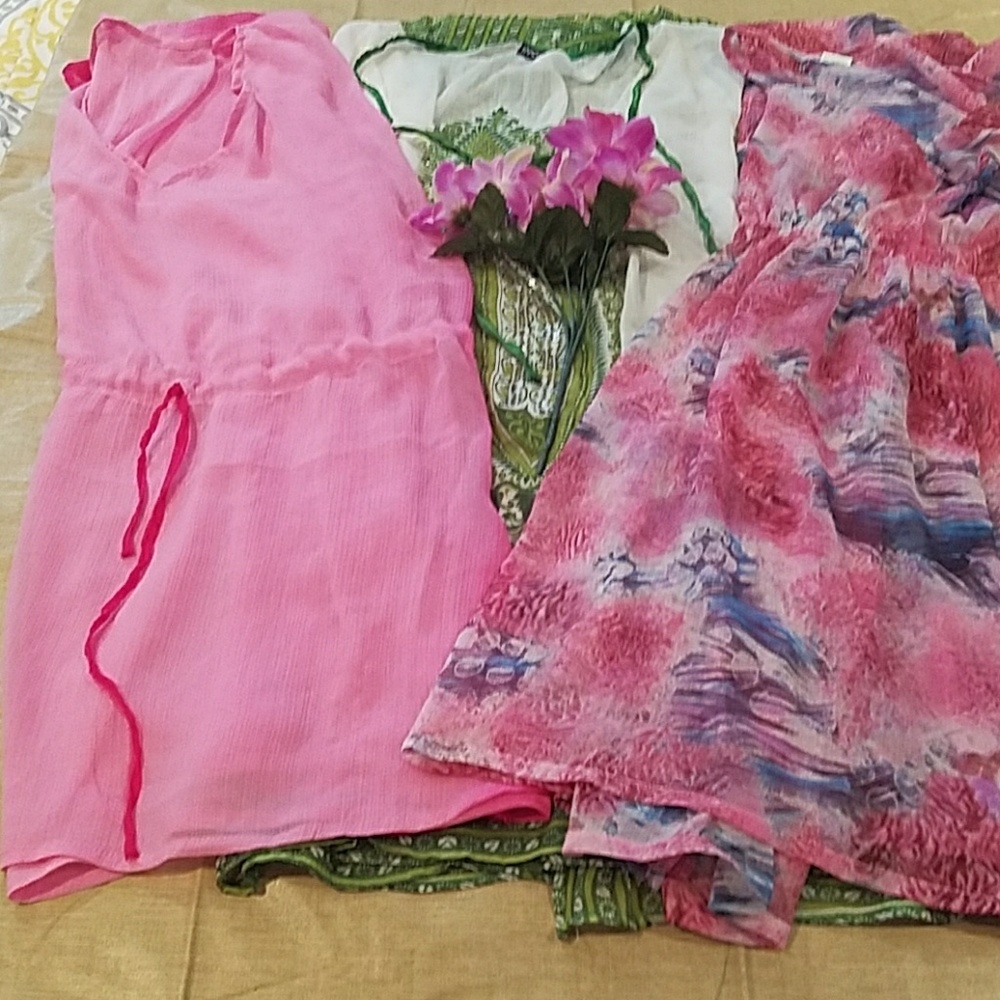 Three Swimsuit Cover-up Sz OS